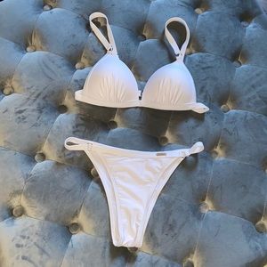 White bikini